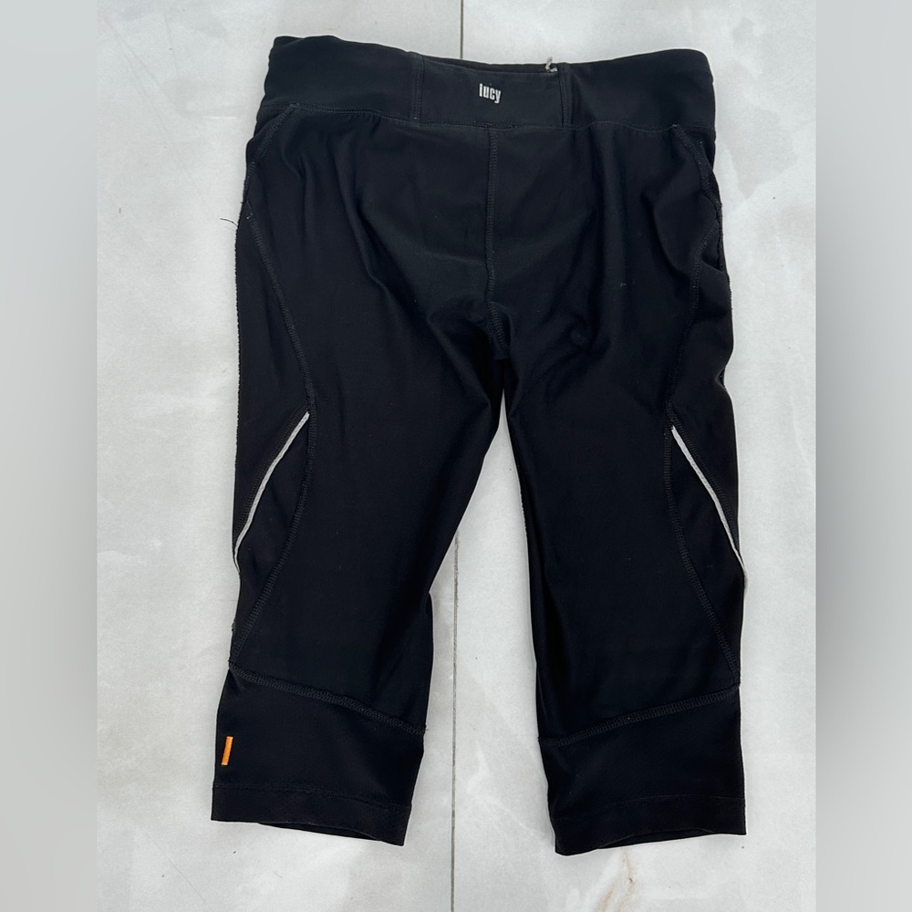 Lucy Tech Leggings Reflective Lines and Zippered Back Pocket